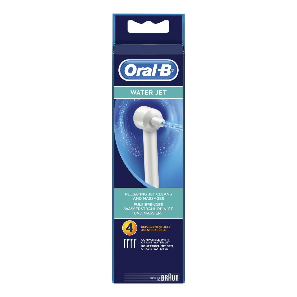 ORALB WATER JET ED15 TESTINA PER SPAZZOLINO ELETTRICO CON BECCUCCIO IDROPULSORE 4 PEZZI