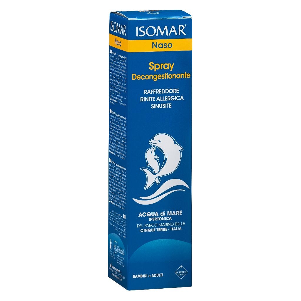 ISOMAR NASO CHIUSO SOLUZIONE ACQUA DI MARE IPERTONICA PER DECONGESTIONE NASO CHIUSO 50 ML