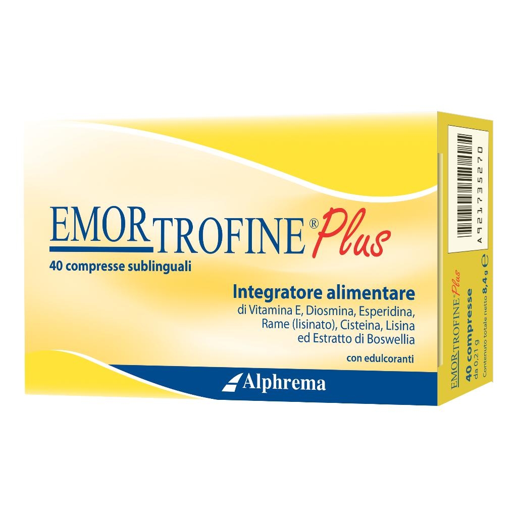 EMORTROFINE PLUS 40 COMPRESSE SUBLINGUALI