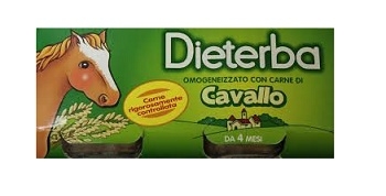 DIETERBA OMOGENEIZZATO CAVALLO 3 PEZZI 80 G