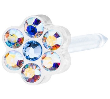 BLOMDAHL FORALOBO MP DAISY 5MM RAINBOW/ALEXANDRITE