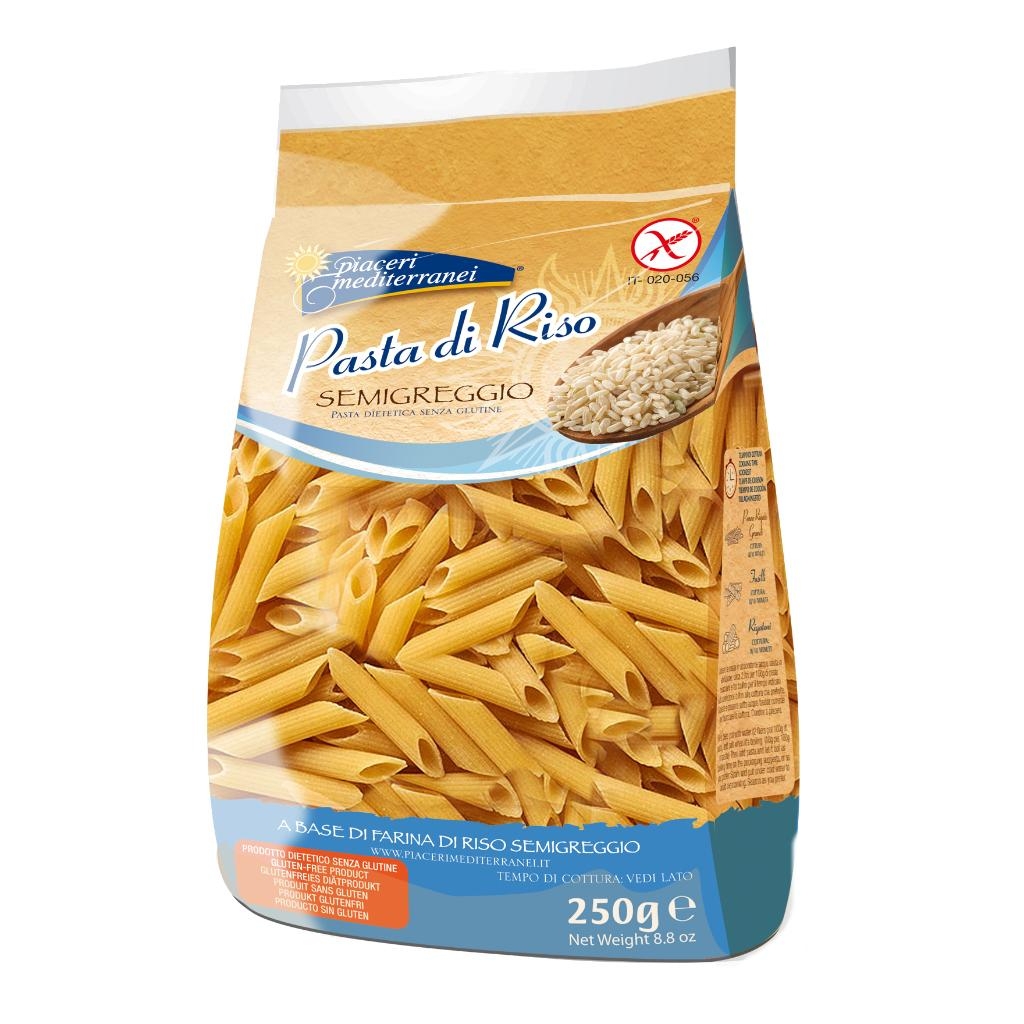 PIACERI MEDITERRANEI PASTA RISO PENNE RIGATE 250 G