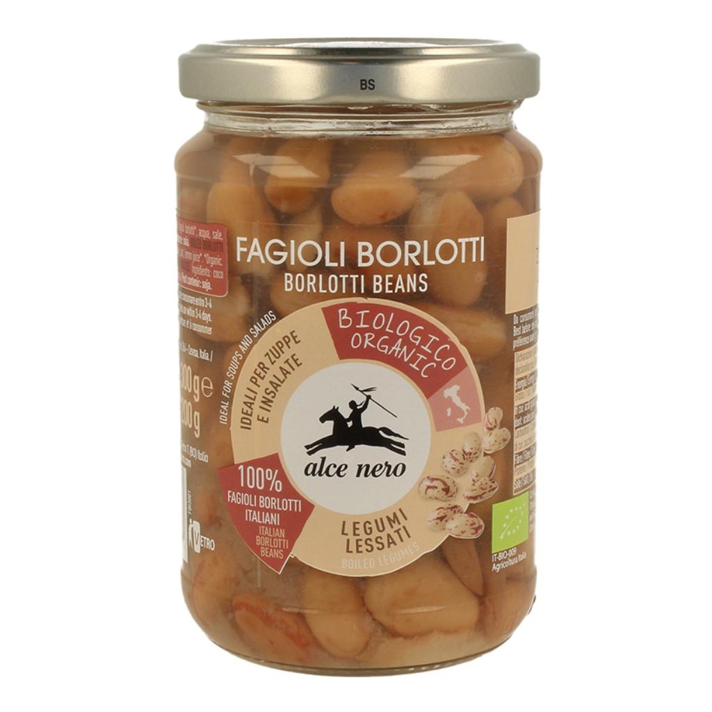 FAGIOLI BORLOTTI LESSATI BIO 300 G