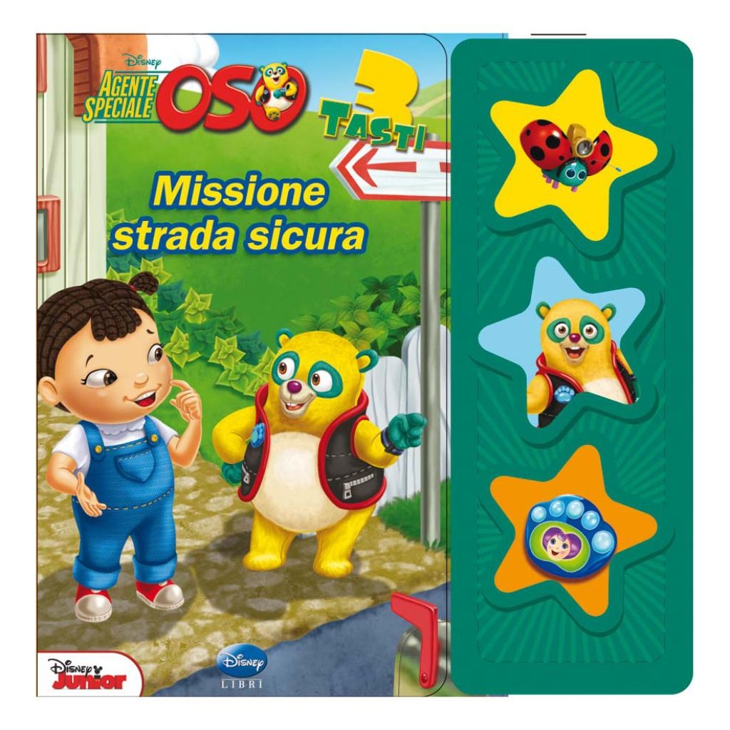 AGENTE SPECIALE OSO MISSIONE STRADA SICURA 3 TASTI LIBRO ELETTRONICO