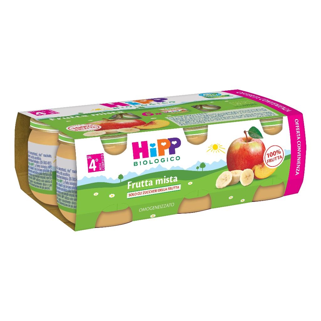 HIPP BIO OMOGENEIZZATO FRUTTA MISTA 6X80 G