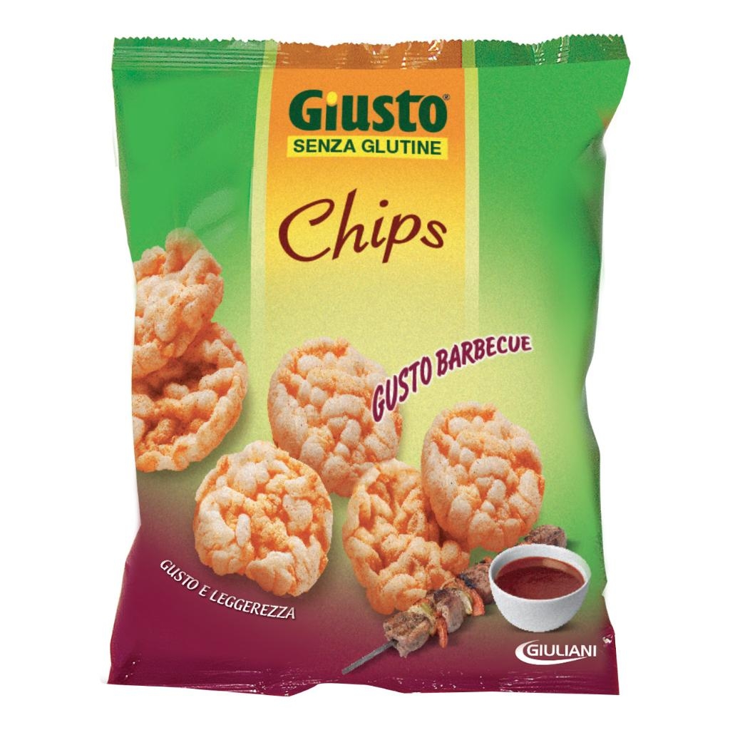 GIUSTO SENZA GLUTINE CHIPS BARBECUE 30 G
