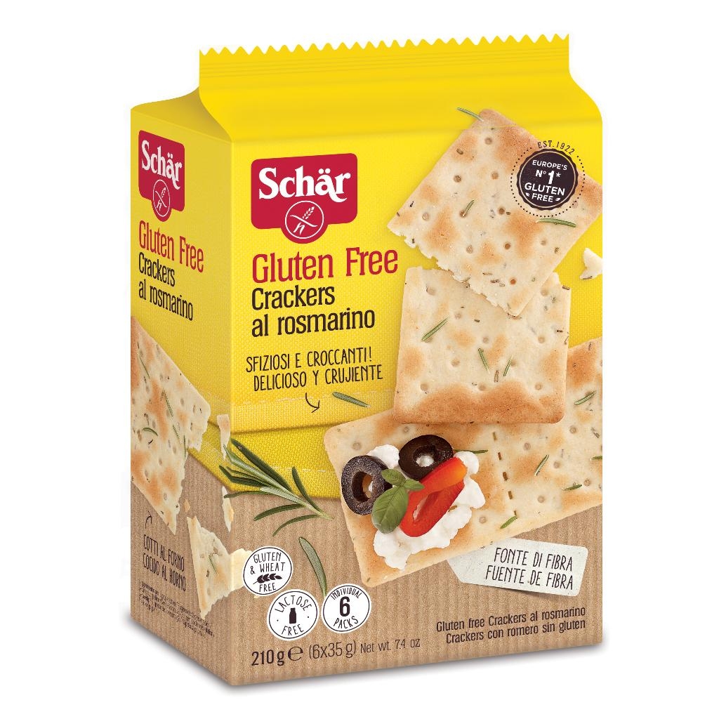 SCHAR CRACKERS AL ROSMARINO 6 CONFEZIONI DA 35 G