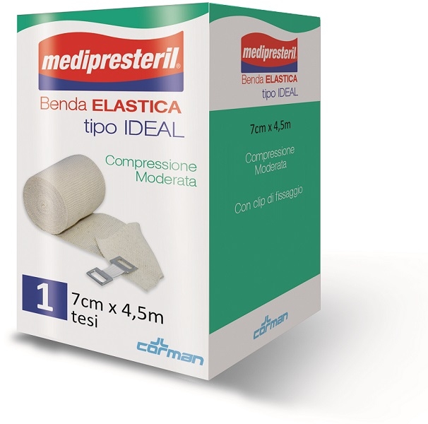 BENDA ELASTICA MEDIPRESTERIL IDEAL CM7X45MT