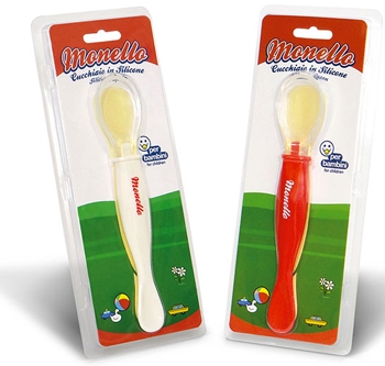 MONELLO CUCCHIAIO SILICONE BIANCO