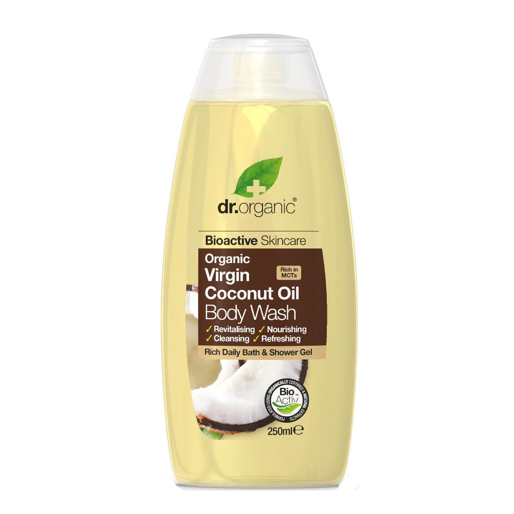 DR ORGANIC COCONUT OIL COCCO BODY WASH DETERGENTE CORPO 250 ML