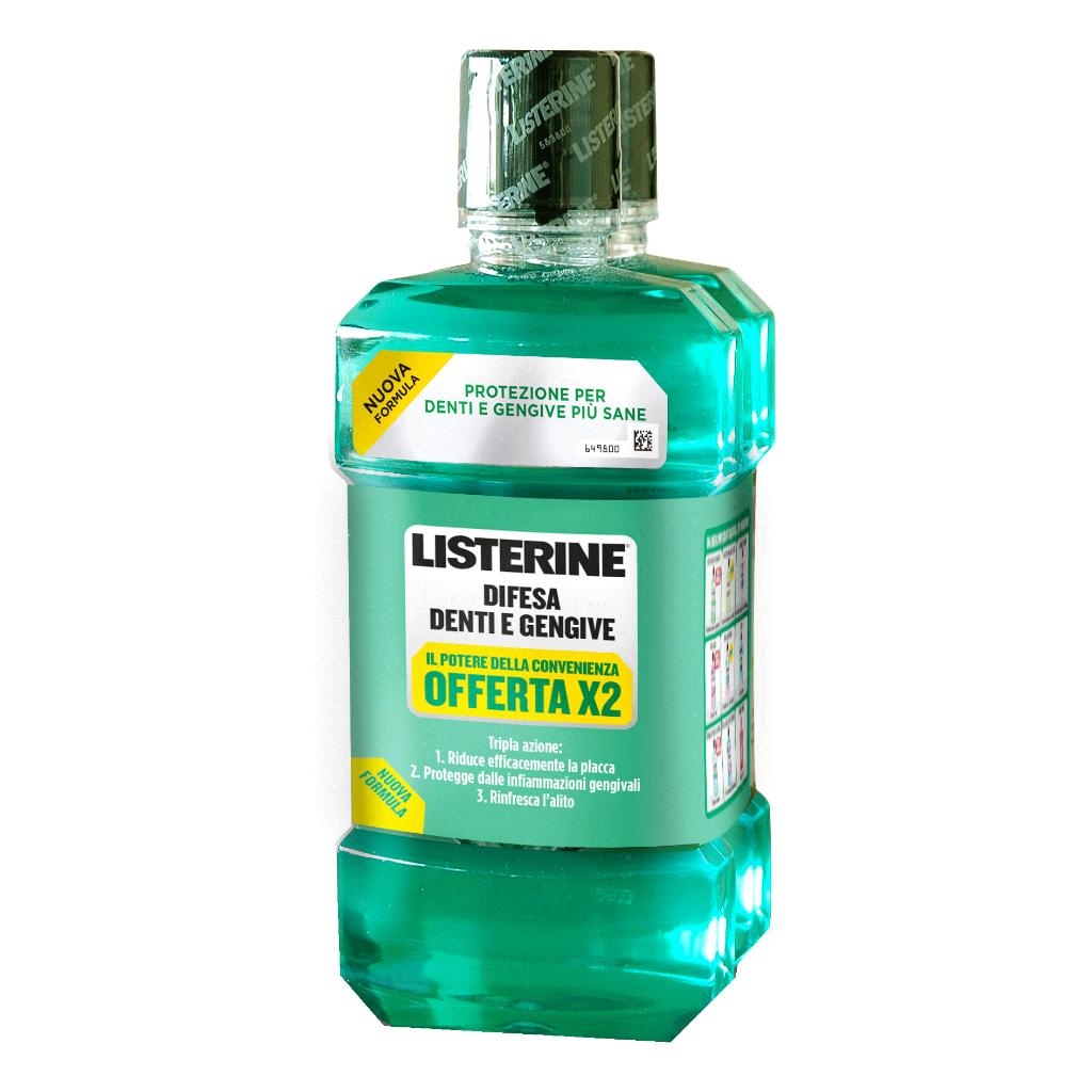 LISTERINE DIFESA DENTI E GENGIVE BUNDLE 2 X 500 ML