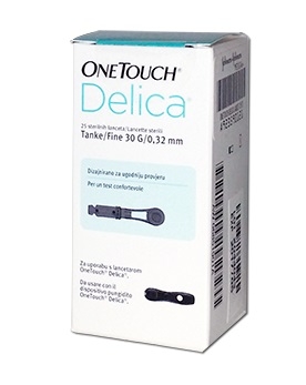 LANCETTE PUNGIDITO ONETOUCH DELICA 25 PEZZI