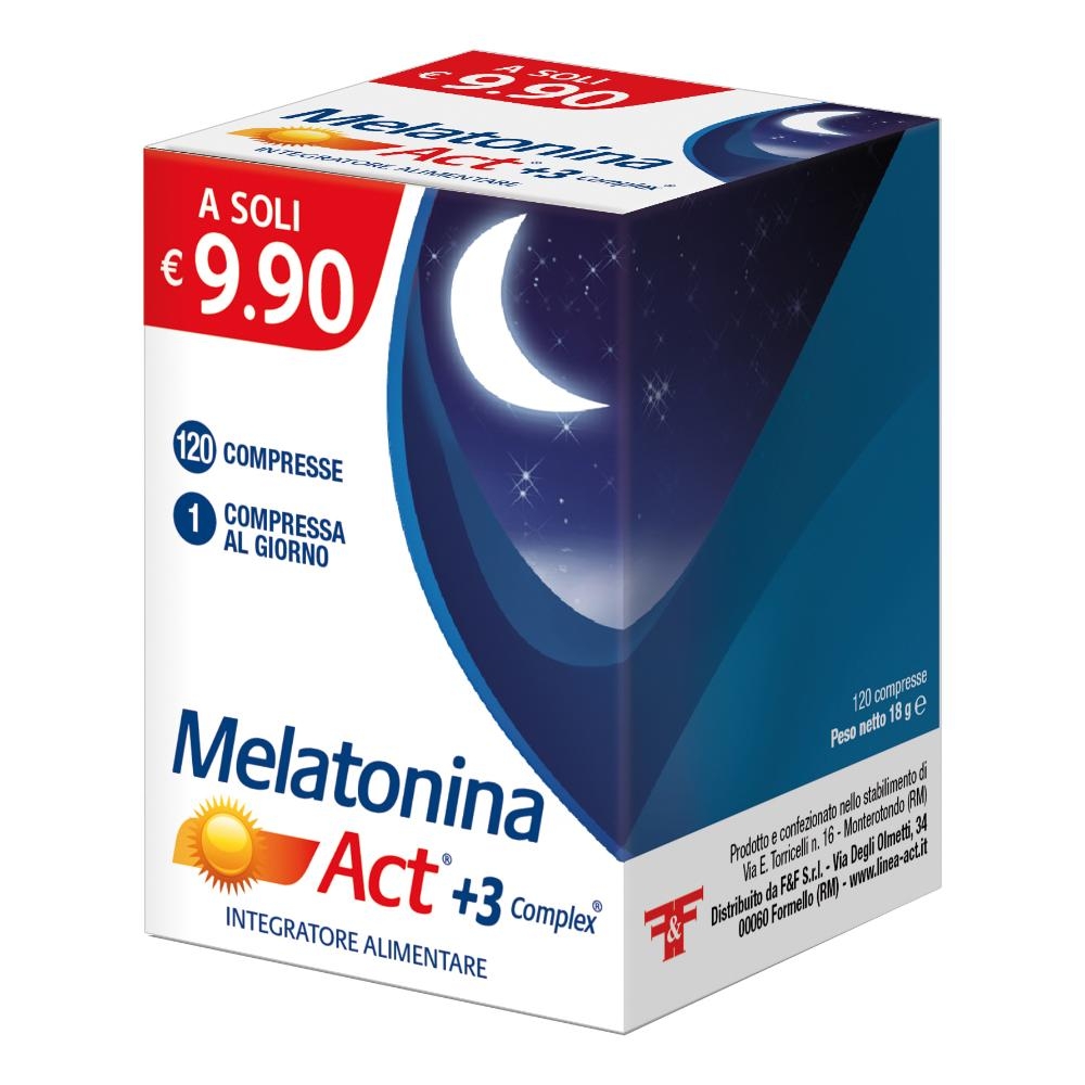 MELATONINA ACT +3 COMPLEX 120 COMPRESSE