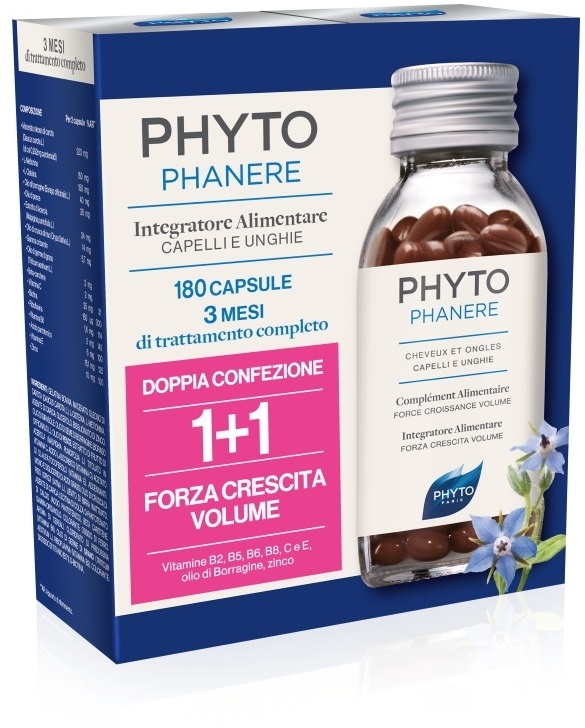 PHYTO PARIS PHYTOPHANERE INTEGRATORE ALIMENTARE CAPELLI/UNGHIE 90+90 CAPSULE