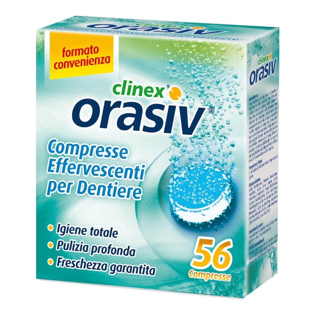 ORASIV CLINEX 56 COMPRESSE EFFERVESCENTI