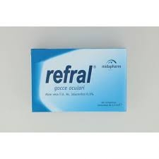 REFRAL MONODOSE GOCCE OCULARI 20 CONTENITORI DA 0,5 ML