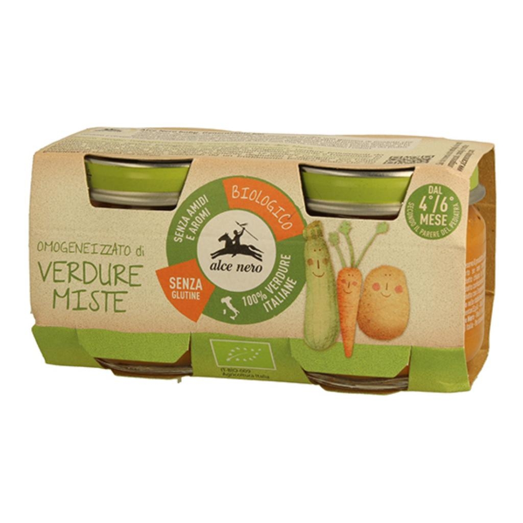 OMOGENEIZZATO VERDURE MISTE BABY FOOD BIO 2 X 80 G