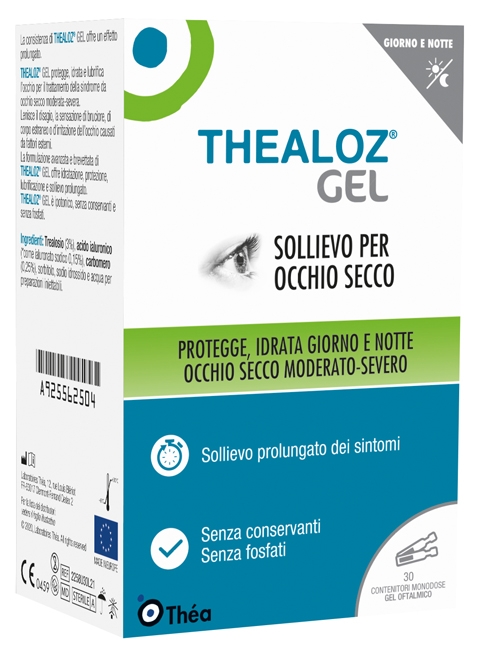 THEALOZ GEL OFTALMICO 30 CONTENITORI MONODOSE 0,4 G