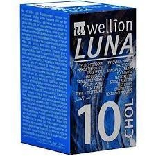 WELLION LUNA 10 STRIPS STRISCE PER MISURAZIONE COLESTEROLO