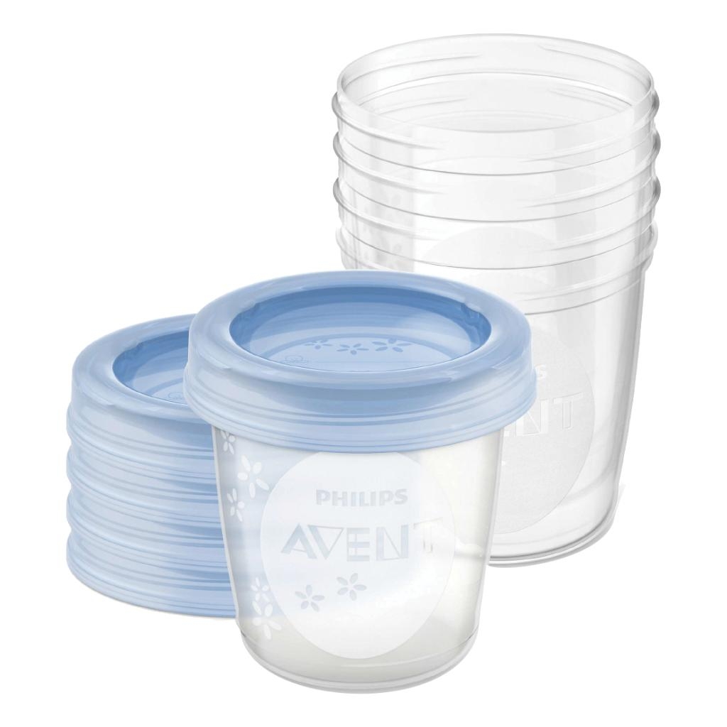 AVENT VASETTI VIA COPERCHIO 180 ML 5 PEZZI