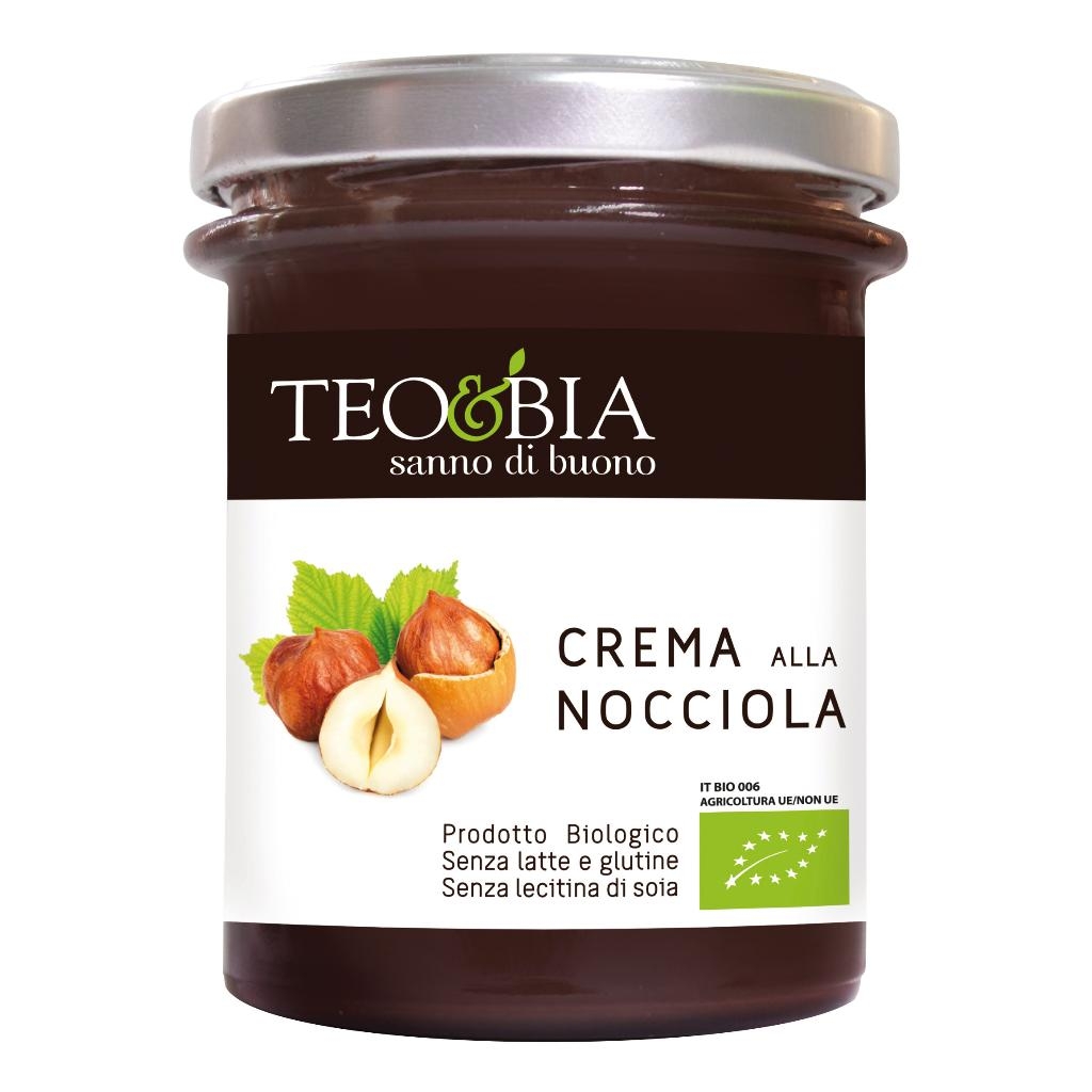 TEO&BIA-CREMA ALLA NOCCIOLA BIO SENZA LATTE 212 G