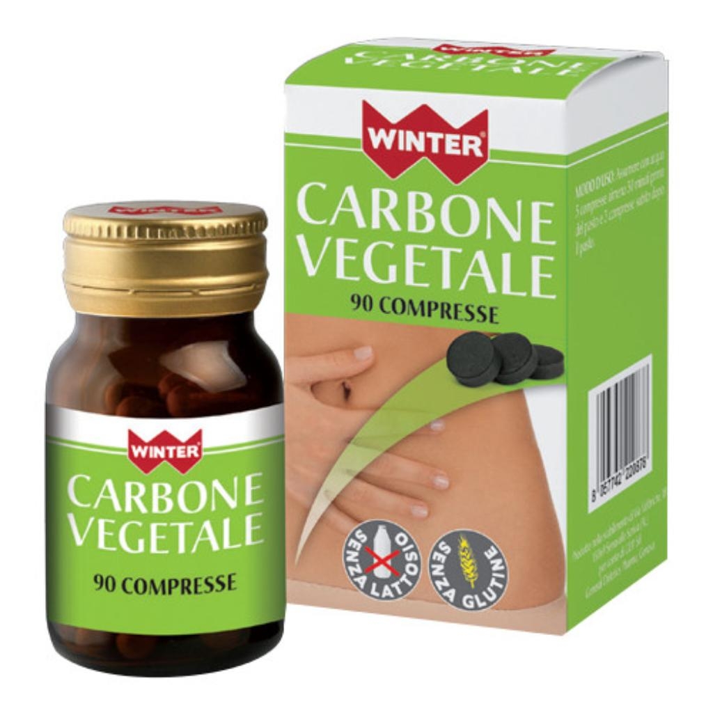 WINTER CARBONE VEGETALE 90 COMPRESSE