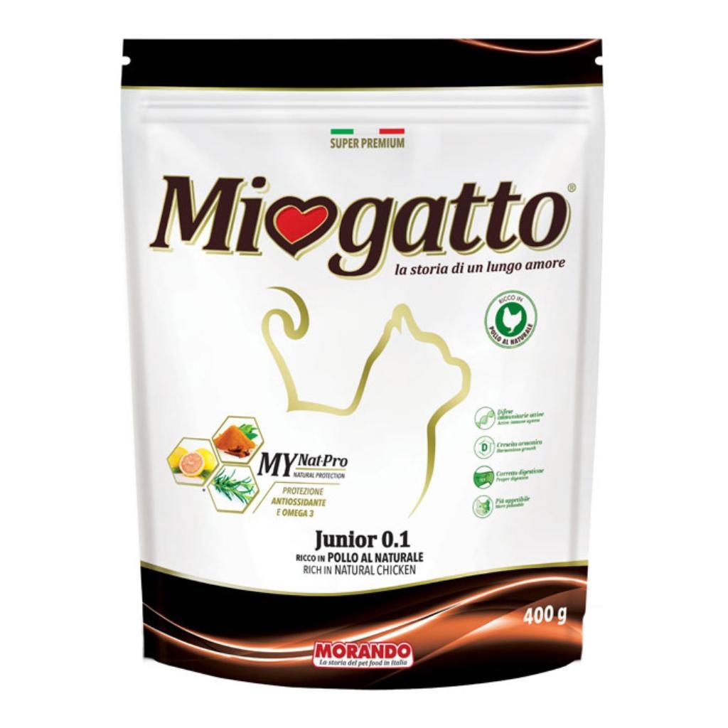 MIOGATTO JUNIOR 0,1 CARNI BIANCHE 400 G