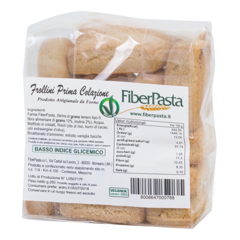 FIBERPASTA FROLLINI PRIMA COLAZIONE 250 G