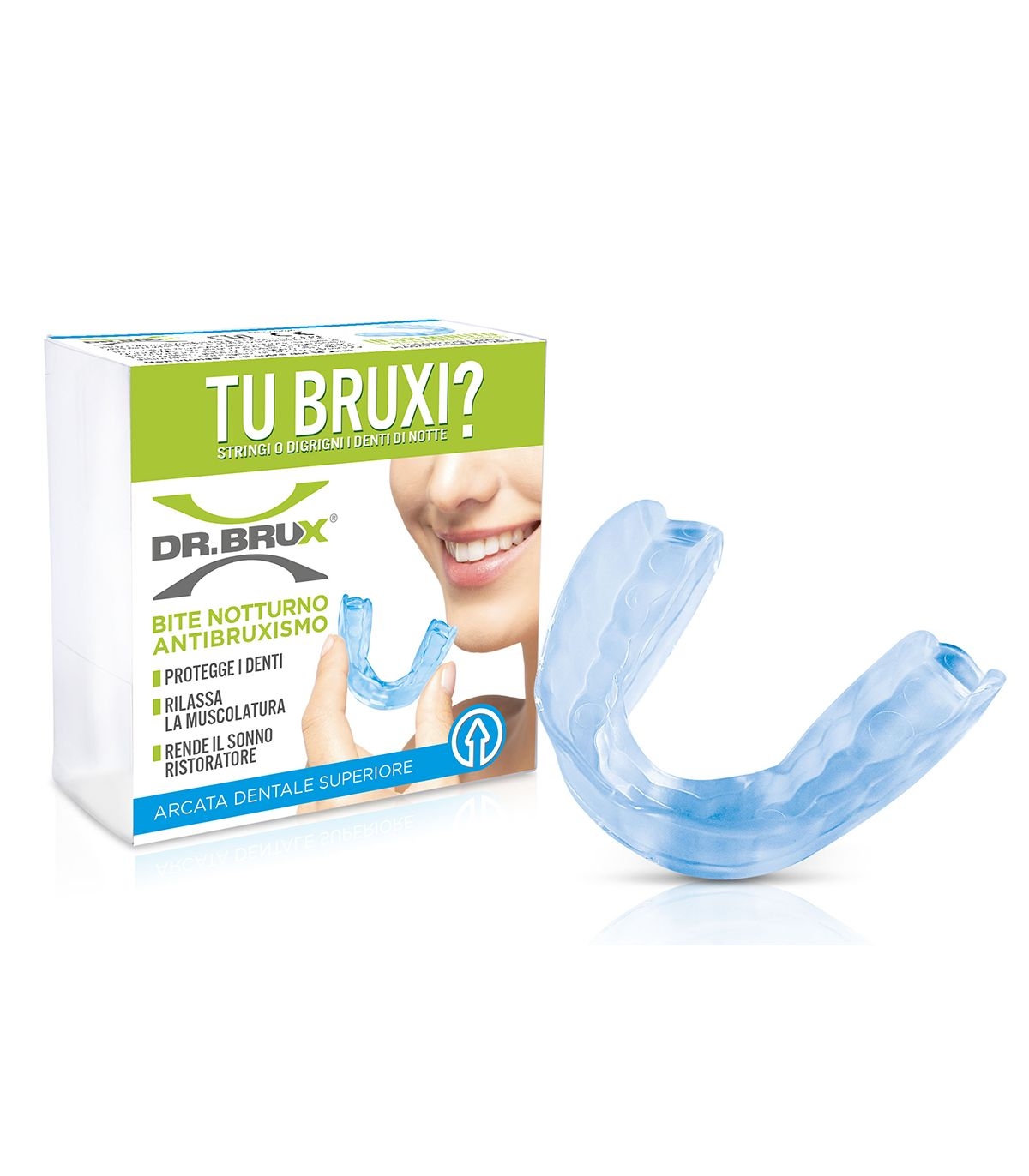 DR BRUX BITE NOTTE SUP TRASPARENTE