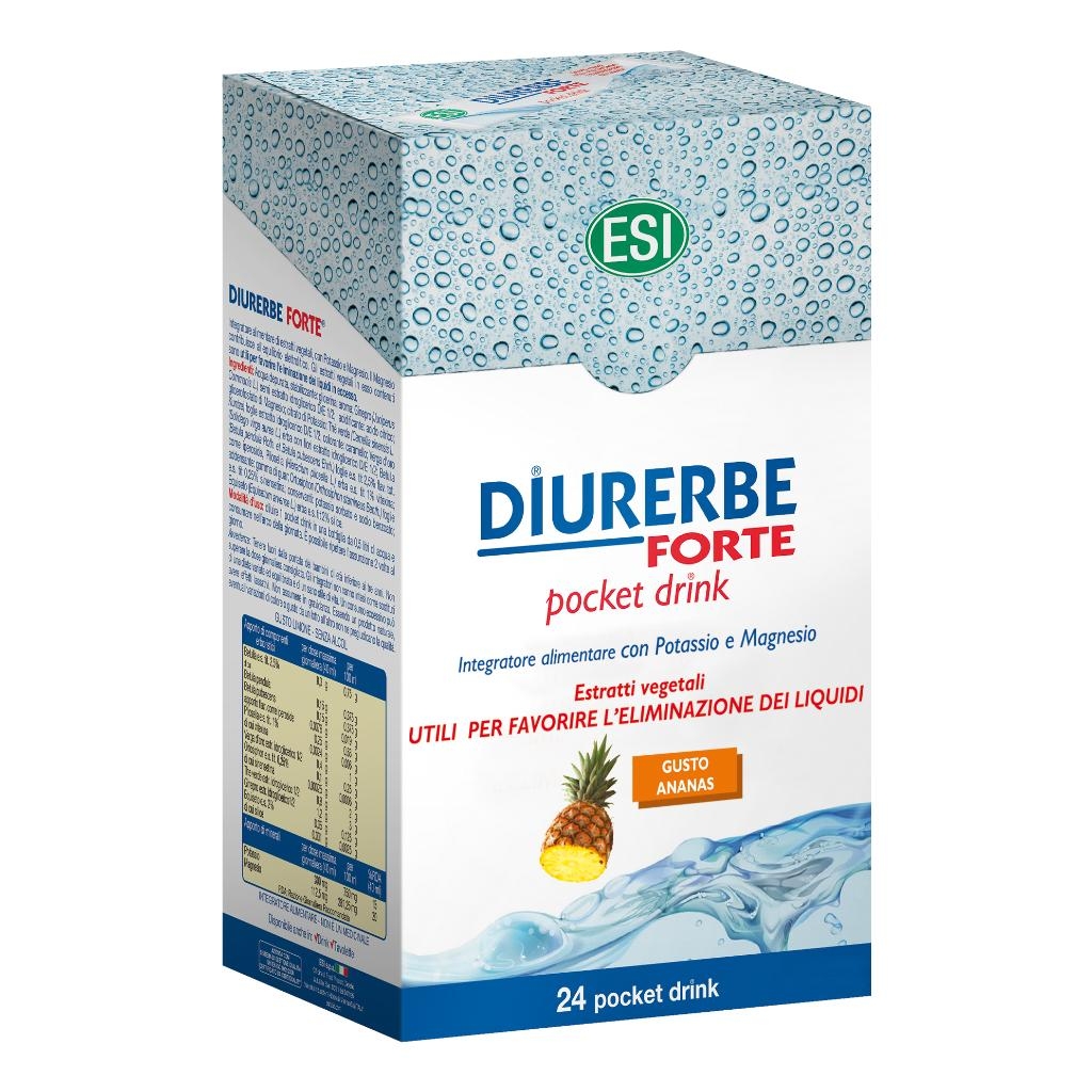 ESI DIURERBE FORTE POCKET DRINK ANANAS 24 X 20 ML