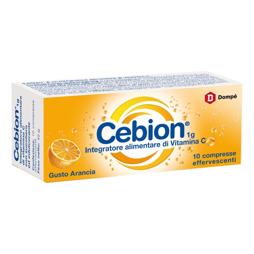 CEBION EFFERVESCENTI VITAMINA C ARANCIA 10 COMPRESSE