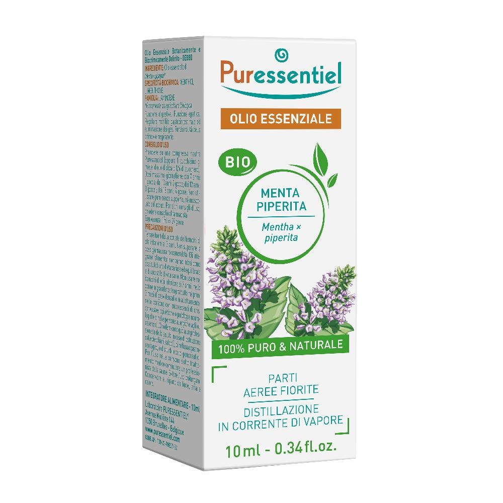 PURESSENTIEL MENTA PIPERITA OLIO ESSENZIALE BIO 10 ML