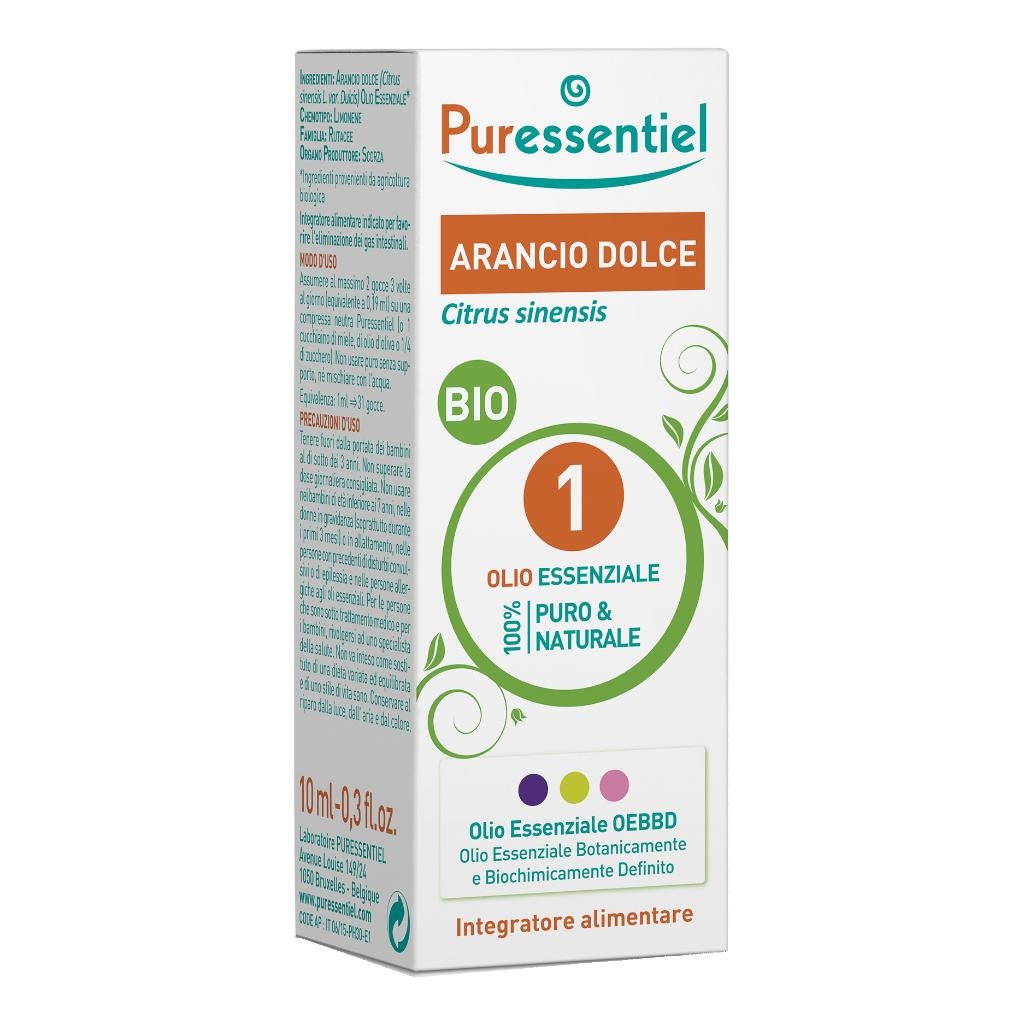 PURESSENTIEL ARANCIO DOLCE OLIO ESSENZIALE BIO 10 ML