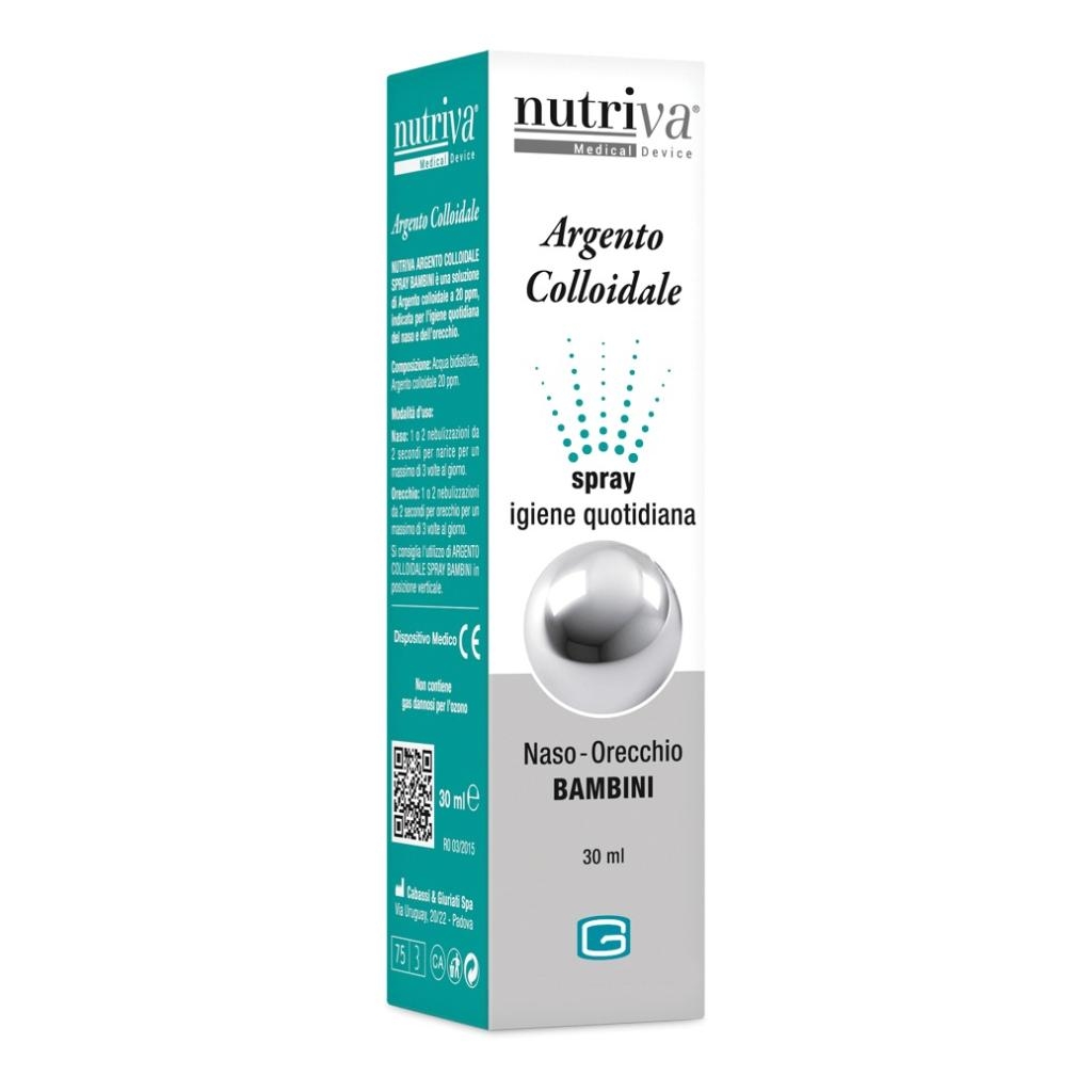 NUTRIVA ARGENTO COLLOIDALE NASO/ORECCHIE 30 ML