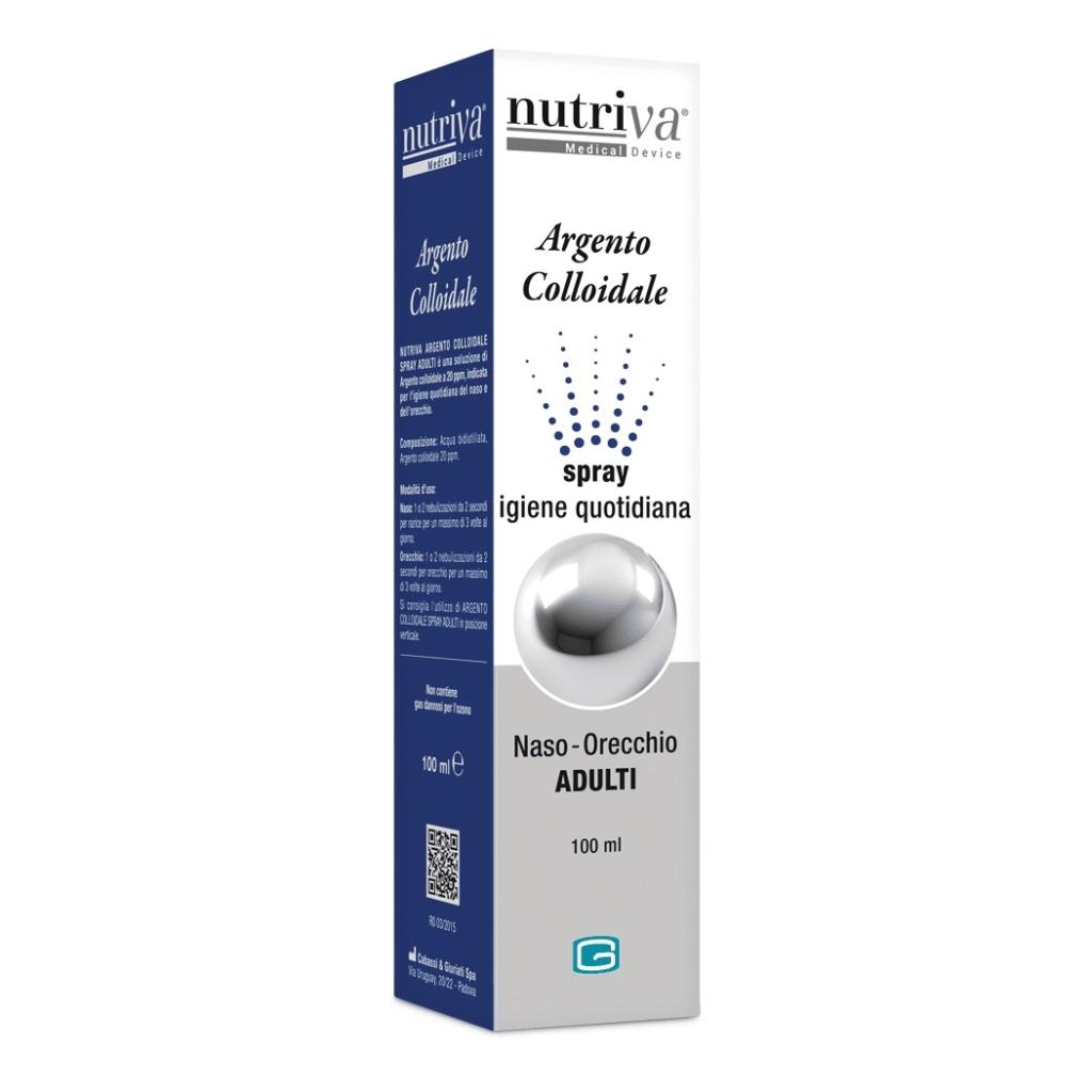 NUTRIVA ARGENTO COLLOIDALE NASO/ORECCHIE 100 ML