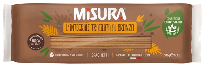 MISURA SPAGHETTI INTEGRALI CON GERME DI GRANO 500 G