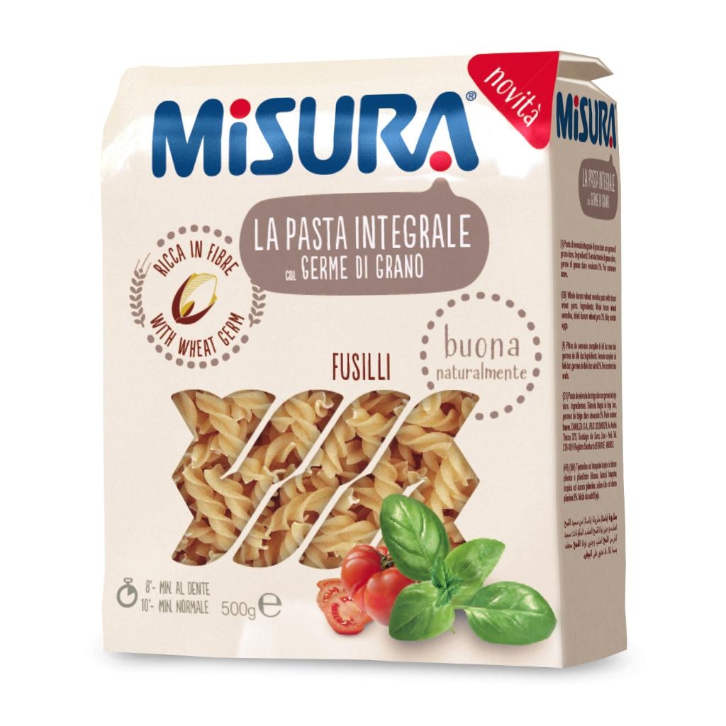 MISURA FUSILLI INTEGRALI CON GERME DI GRANO 500 G