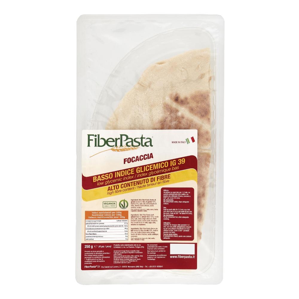 FIBERPASTA FOCACCIA 4 X 250 G