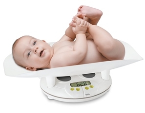 PESABAMBINI ELETTRONICA 20 KG PIATTO REMOVIBILE