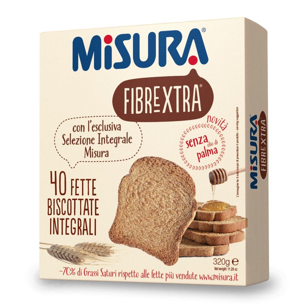 MISURA FETTE FIBRE EXTRA 100% INTEGRALI 320 G