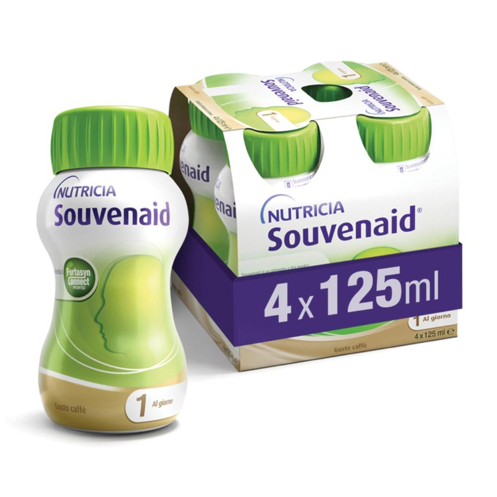 SOUVENAID CAFFE CLUSTER 4 X 125 ML