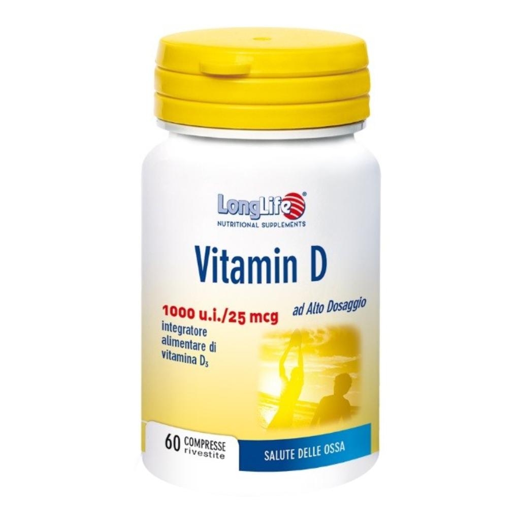 LONGLIFE VITAMIN D 1000UI 60 COMPRESSE