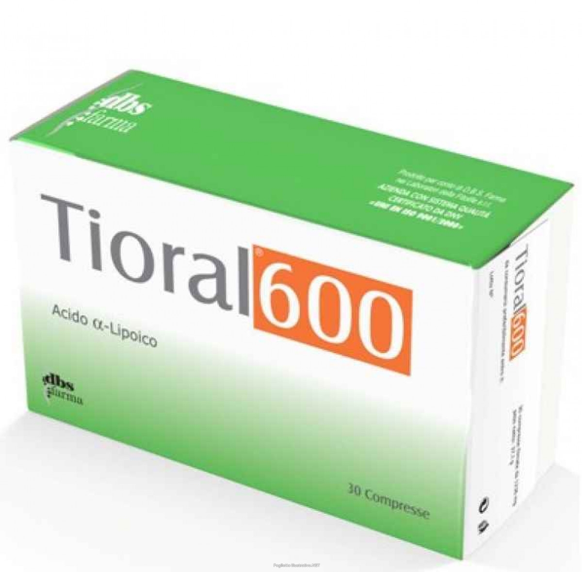 TIORAL 600 30 COMPRESSE RIVESTITE