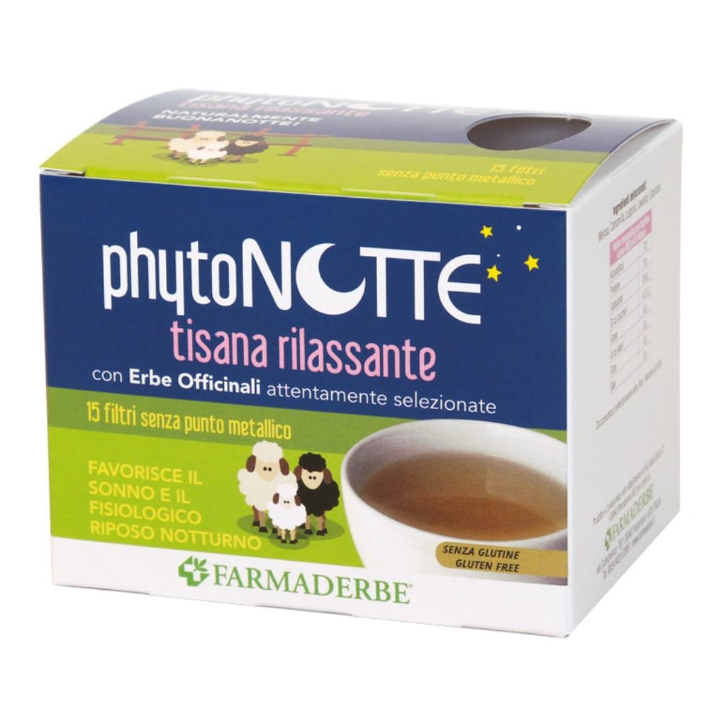 PHYTO NOTTE TISANA RILASSANTE 15 FILTRI DA 18 G