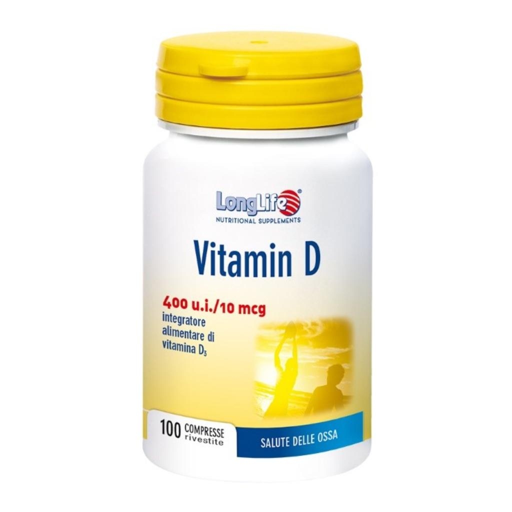 LONGLIFE VITAMIN D 400UI 100 COMPRESSE