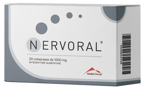 NERVORAL 20 COMPRESSE 1300MG SENZA GLUTINE NATURALMENTE PRIVO DI LATTOSIO