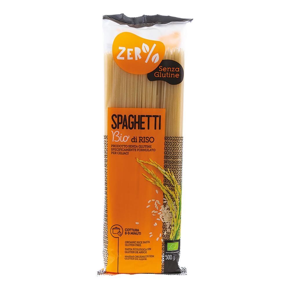 ZERO% GLUTINE PASTA RISO SPAGHETTI SENZA GLUTINE BIO 500 G