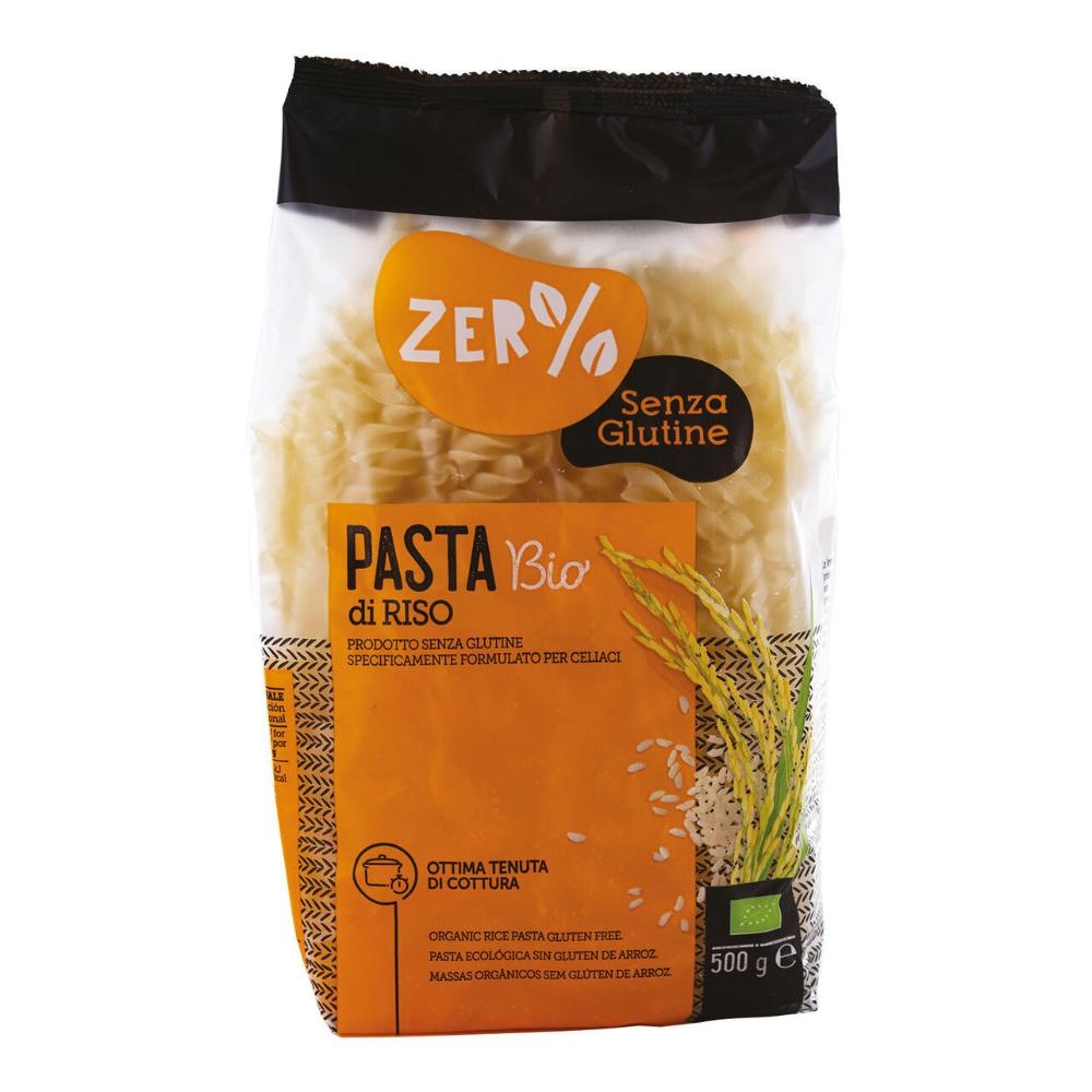 ZERO% GLUTINE PASTA RISO FUSILLI SENZA GLUTINE BIO 500 G