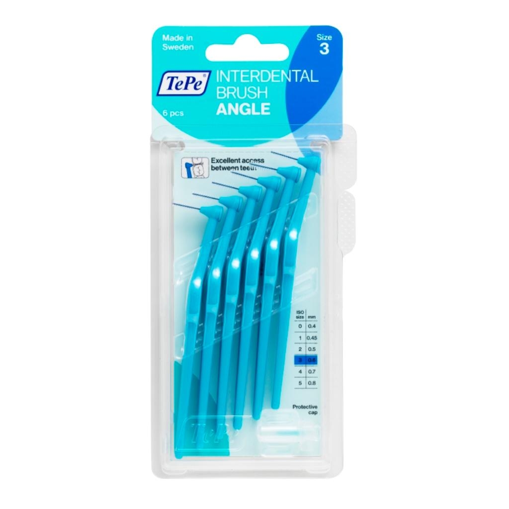 TEPE ANGLE SCOVOLINO BLU 0,6MM 6 PEZZI