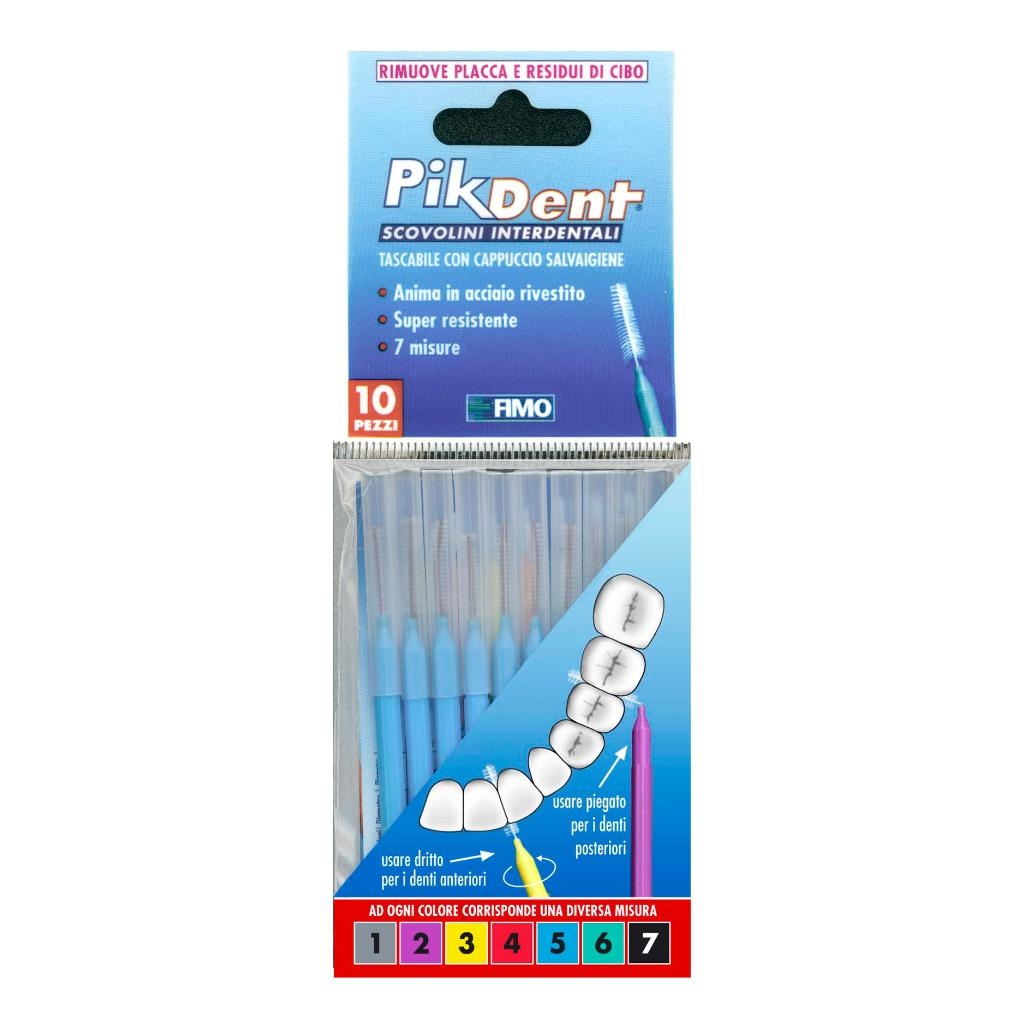 PIKDENT STUZZICOLINO 5 AZZURRO 10 PEZZI